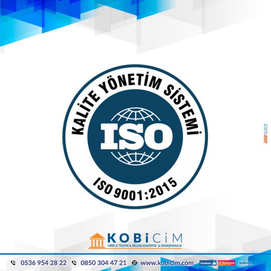  ISO 9001:2015 Kalite Yönetim Sistemi Belgesi 